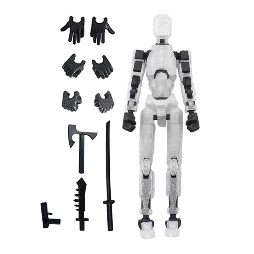 3D Printed Mannequin Multi-Jointed Movable Robot Toys