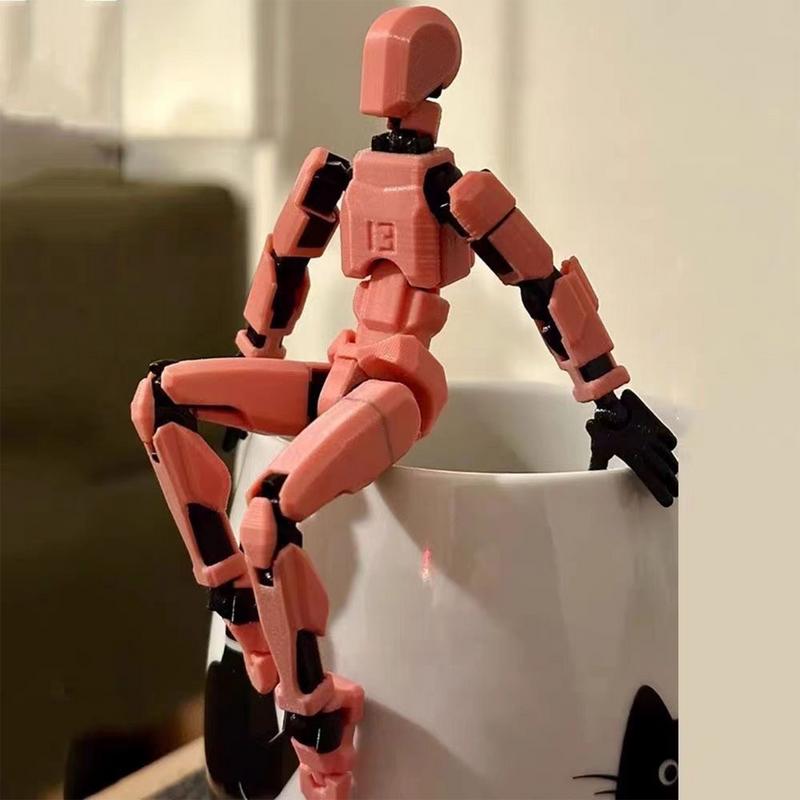 3D Printed Mannequin Multi-Jointed Movable Robot Toys